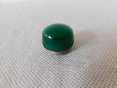Ex RAF Aircraft Cockpit Green Glass Lamp Lens Indicator Cover [D4C]