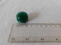Ex RAF Aircraft Cockpit Green Glass Lamp Lens Indicator Cover [D4C]