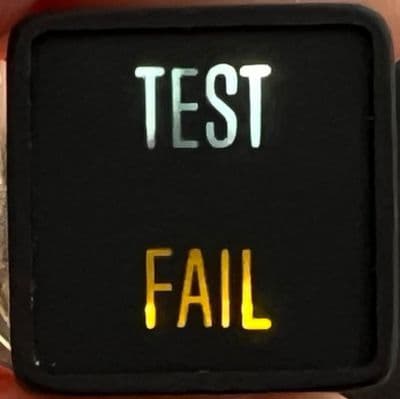 Ex RAF Aircraft Cockpit Light Indicator 