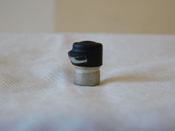 Ex RAF Aircraft Cockpit Pillar Lamp Carrier Holder, Red, Ref No 5CX/5365 [1R3B]