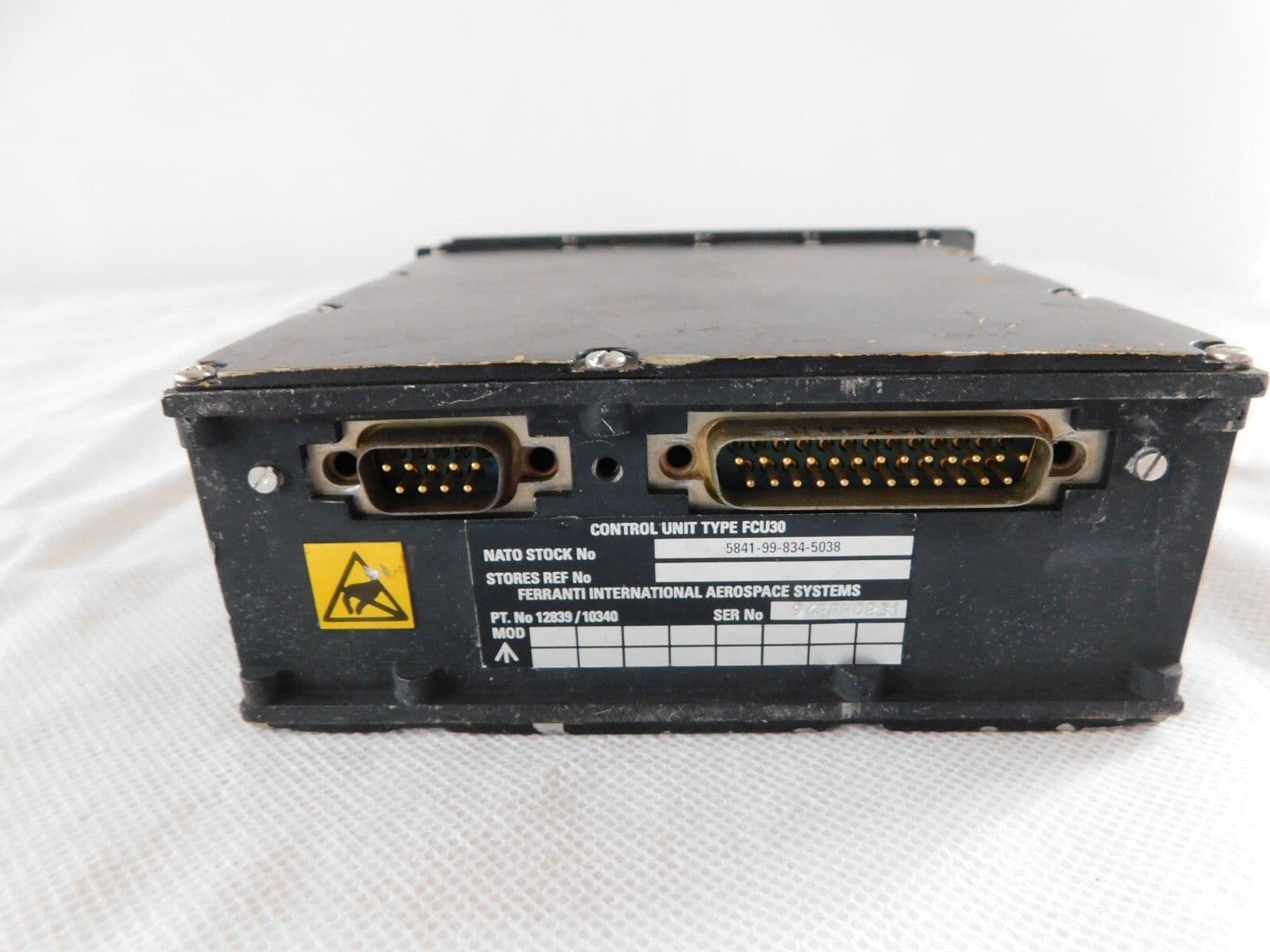 Ex RAF Aircraft Control Unit FCU30 Part No 12839/10340 D5B