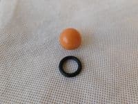 Ex RAF Aircraft Dowty Orange Lens Light, Part No P124AM [1R4C]