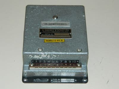 Ex RAF Aircraft Engine Start Controller Type 1078 [1R10B]