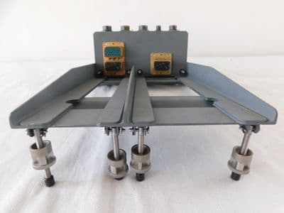 Ex RAF Aircraft Equipment Dual Mounting Tray With Connectors [PL53]