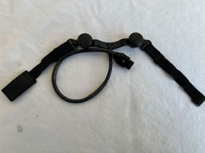 Ex RAF Aircraft Flying Helmet Throat Microphone, Part No. WTB4652PD [D5D]