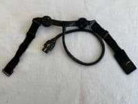 Ex RAF Aircraft Flying Helmet Throat Microphone, Part No. WTB4652PD [D5D]