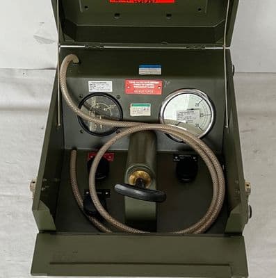 Ex RAF Aircraft Inwards Relief Valve Suction Test Set, W1DS1111 [D6D]