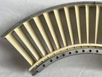 Ex RAF Aircraft Jet Engine Stator Vane, 18 Vanes, BR83688 [D5E]