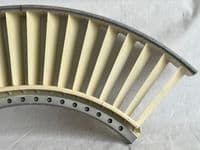 Ex RAF Aircraft Jet Engine Stator Vane, 18 Vanes, BR83688 [D5E]