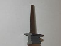 Ex RAF Aircraft Jet Engine Turbine Blade Jet Compressor Vane, 4.5cm Long [1R14E]