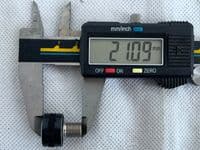 Ex RAF Aircraft Lens Light Cover Knob, White [1R8C]