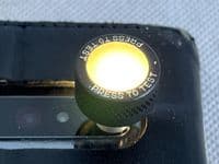 Ex RAF Aircraft Lens Light Cover Knob, White [1R8C]