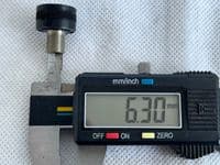 Ex RAF Aircraft Lens Light Cover Knob, White [1R8C]