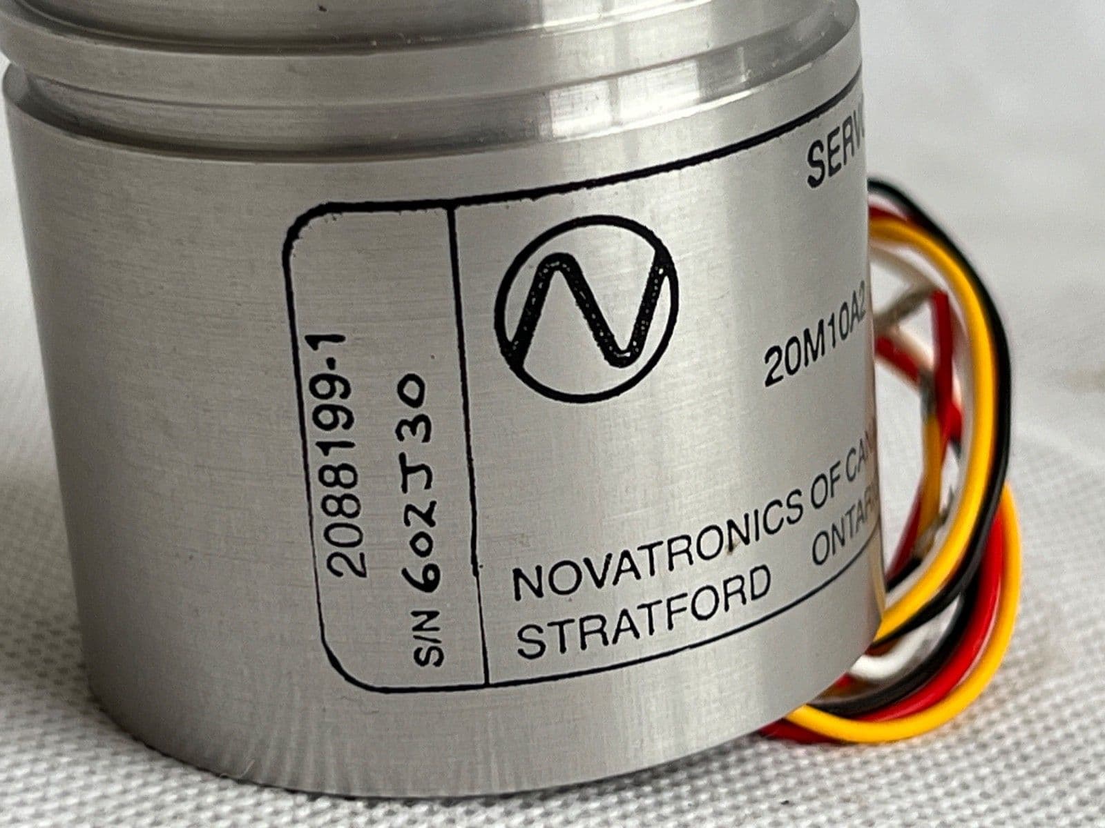 Novatronics Ex RAF Aircraft Novatronics Servo Motor 400Hz Part No 2088199-1 1R8E