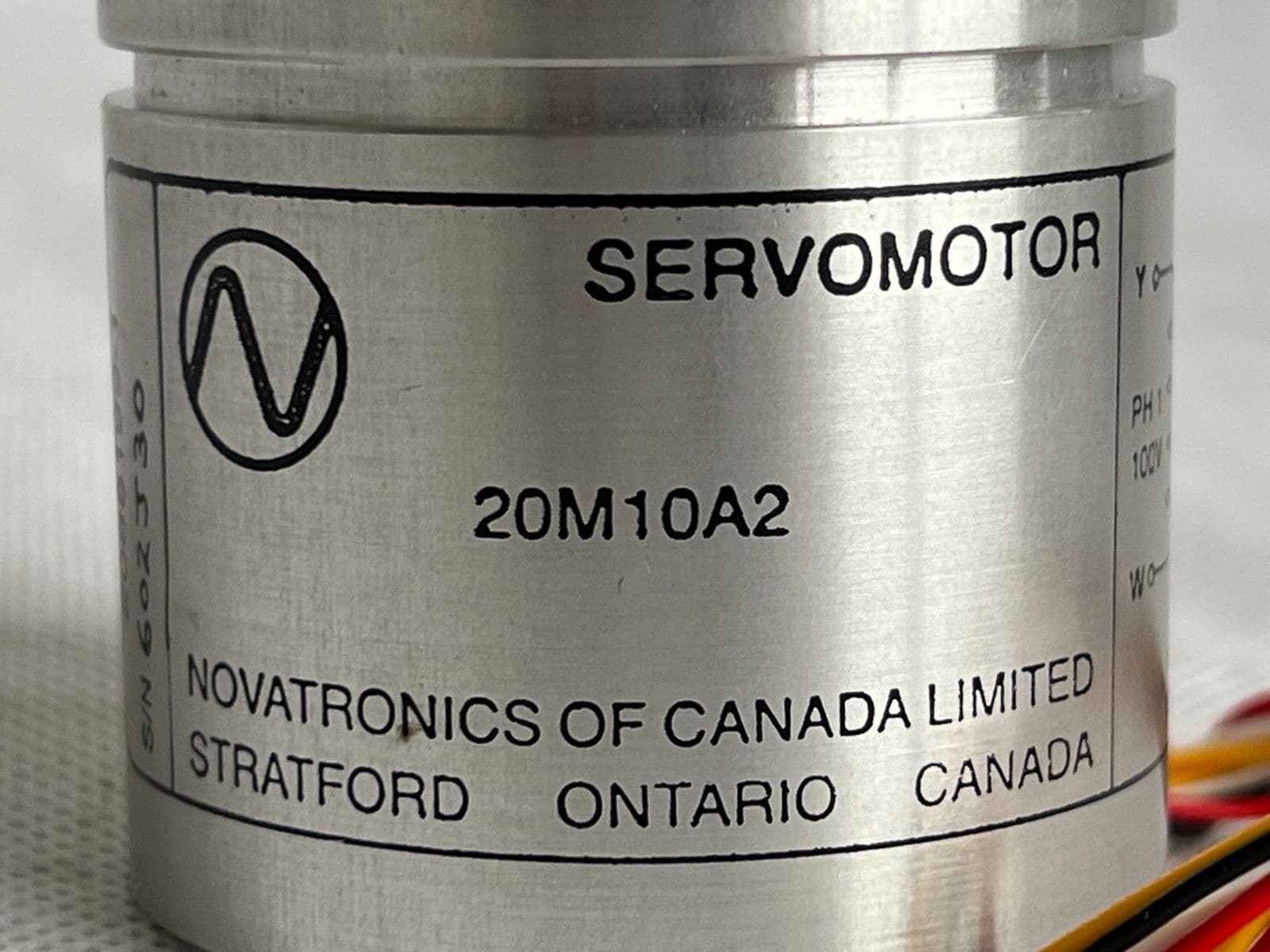Novatronics Ex RAF Aircraft Novatronics Servo Motor 400Hz Part No 2088199-1 1R8E