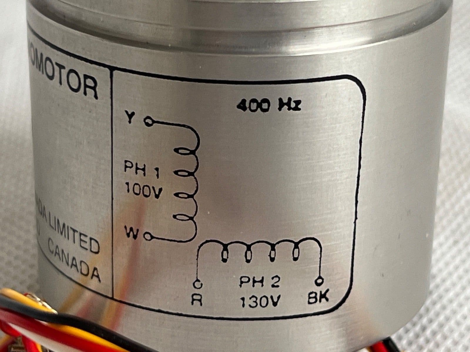 Ex RAF Aircraft Novatronics Servo Motor 400Hz Part No 2088199-1 1R8E