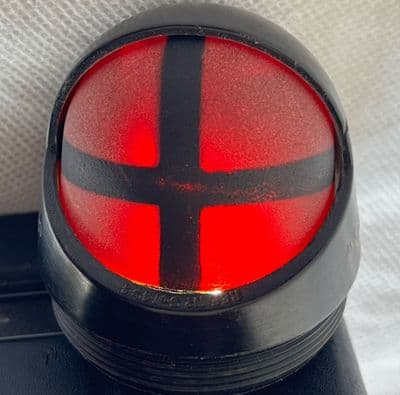 Ex RAF Aircraft Para Troop Signalling Lamp, Red, 5CX/4094 [1R8B1]