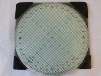 Ex RAF Aircraft Plotting Board Ref No 6A/319 [1R6B]