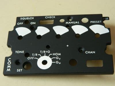 Ex RAF Aircraft Radio Communication Fascia Panel, Part No. 346548-801 [1R6D]