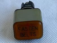 Ex RAF Aircraft Seat Belts Sign 