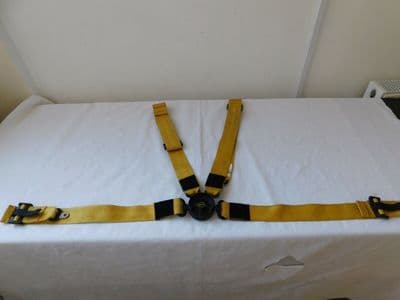 Ex RAF Aircraft Seat Four Point Harness And Quick Release Buckle [1R12A]