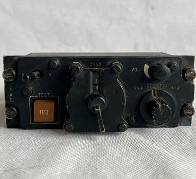 Ex RAF Aircraft Tacan Control Unit, Type AA27736-1 [D5D]