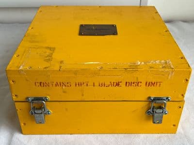 Ex RAF Aircraft Wooden Storage Transport Case, 30 x 30 x 15cm [PC16]