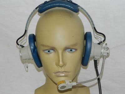 Ex RAF Airlite 62 Headset, No Connector  [1R12B]
