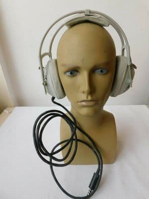 Ex RAF Airlite 91 Headphones With Connector [1R3E]