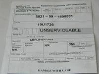 Ex RAF Comet Aircraft ADF-VOR RMI Servo Amplifier Unit Type 1625 [1R15B]