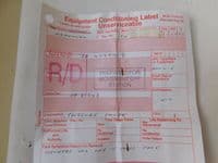 Ex RAF Dominie HS125 Brakes Triple Pressure Gauge Ref No: 6A/4339759 [1R2A]