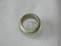Ex RAF Light Lens Cover, Clear Glass, Diameter 1