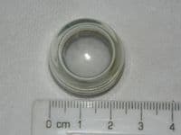 Ex RAF Light Lens Cover, Clear Glass, Diameter 1