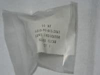 Ex RAF Light Lens Cover, Clear Glass, Diameter 1