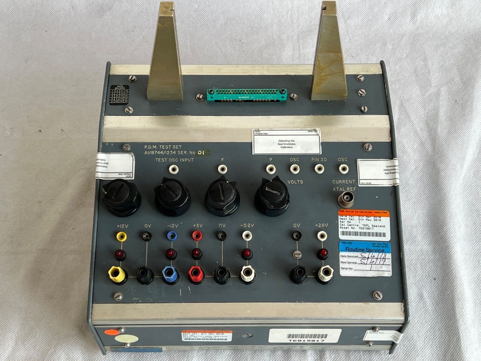 Ex RAF McMichael Phase Detector Module Osc Input Test Set A1/8744/1234 D5E