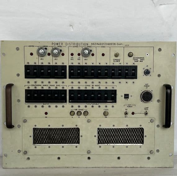 Ex RAF Power Distribution Front Panel Display For TV Film Prop D6E