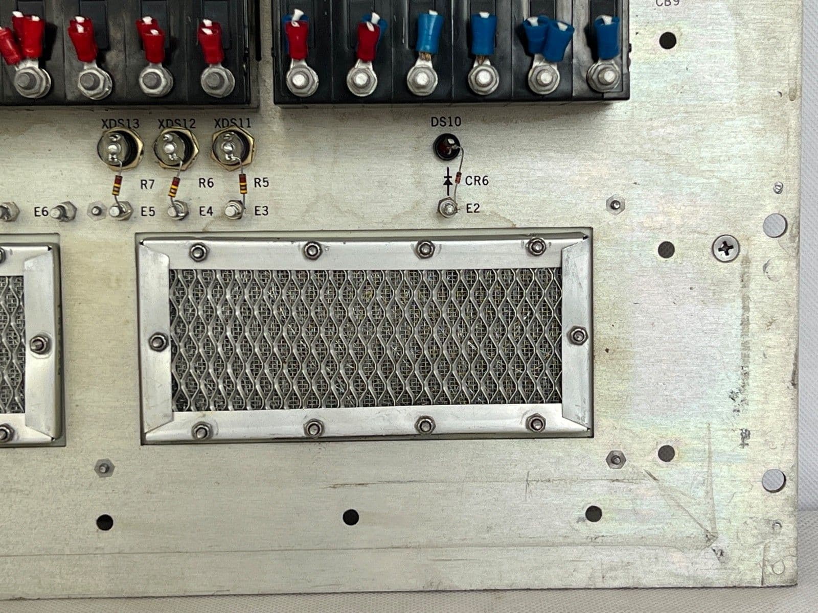 Ex RAF Power Distribution Front Panel Display For TV Film Prop D6E