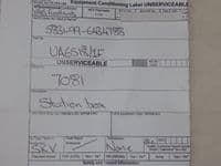 Ex RAF Sea King Helicopter Intercom Station Box Part Number UA6518/1F [1R6B]