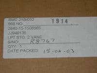 Ex RAF Tornado Jet Engine Low Pressure Turbine Stage 2 Vane [1R1B]