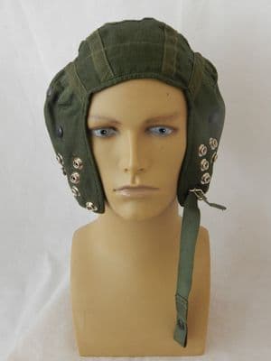Ex RAF Type G Cloth Green Flying Helmet, Size 1, New [1R7D]