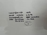 Ex RAF VC10 Aircraft Door Cover Panel, Part No. 110027SHT1737 [PL15]