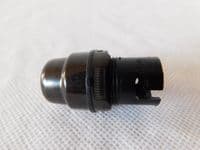 Ex RAF Vintage Bakelite B15 Bayonet Bulb Lamp Holder, Ref No: 10AE/1075951 [D4C]