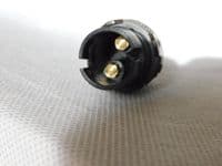 Ex RAF Vintage Bakelite B15 Bayonet Bulb Lamp Holder, Ref No: 10AE/1075951 [D4C]