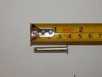 Flat Round Headed Straight Pin, Drilled Shank, 4.75mm Diam, 32.75mm Length [L16]