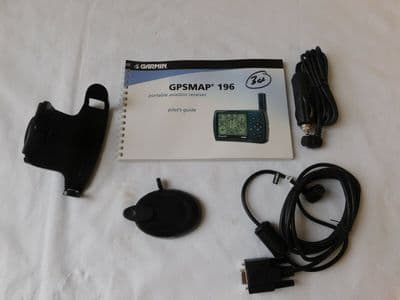 Garmin GPSMAP 196 Aviation GPS Accessories And Manual [1R7D]
