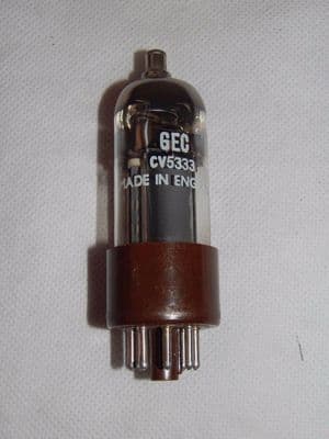 GEC Pulse Modulator Tetrode, Valve, CV5333, 8 Pins, Octal Base [3R1E, EC54]