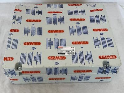 Gewiss GW44210 Grey Weatherproof Junction Box, 380 x 300 x 120mm [D4E]