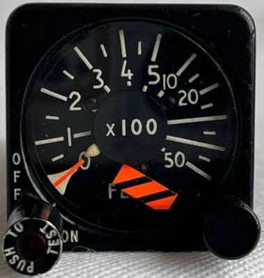 Harrier and Jaguar Aircraft Height Altitude Indicator, SF48AMR-CP1 [1R8B1]
