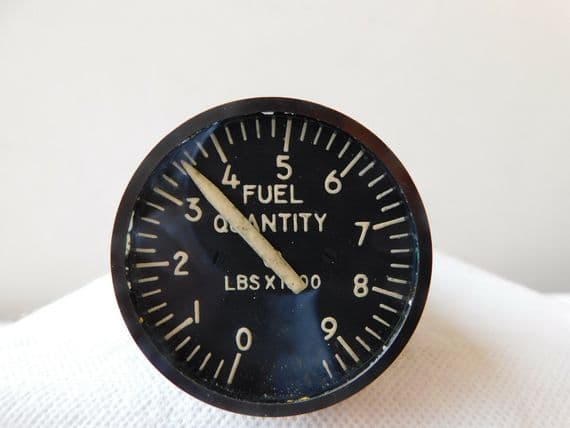 Hercules C-130 Aircraft Fuel Quantity Gauge 90,000Lbs [1R9D]