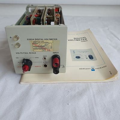 Hewlett Packard HP 5265A Digital Voltmeter, Vintage [D6D]